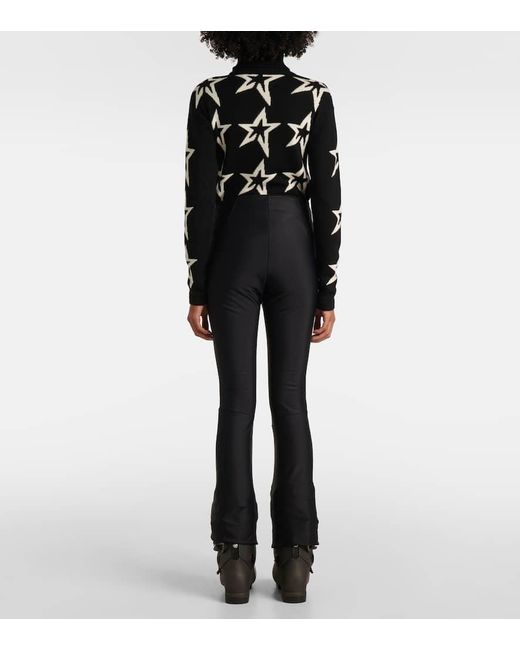 Leggings Flared Altaire A Vita Media di Perfect Moment in Blue