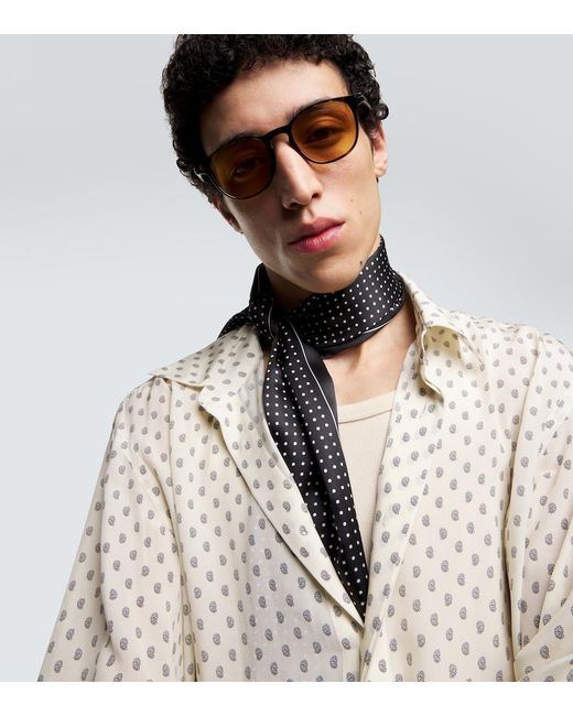 Tom Ford Brown Holt Round Sunglasses for men