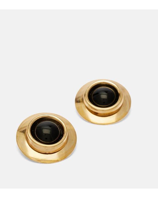 Pendientes Alva Banados En Oro Jennifer Behr de color Multicolor