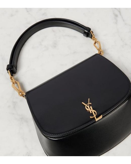 Saint Laurent Black Voltaire Leather Shoulder Bag