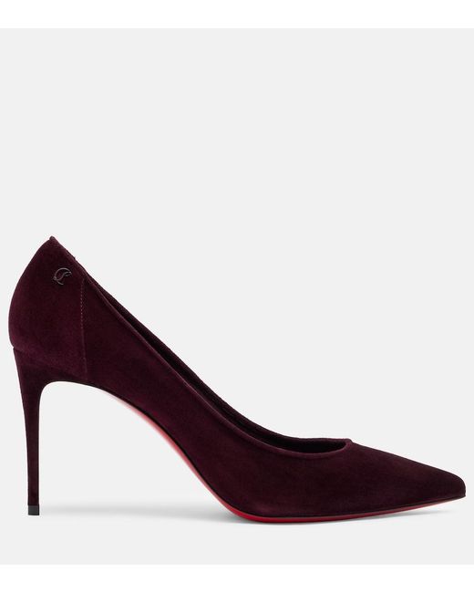 Christian Louboutin Red Sporty Kate Suede Pumps