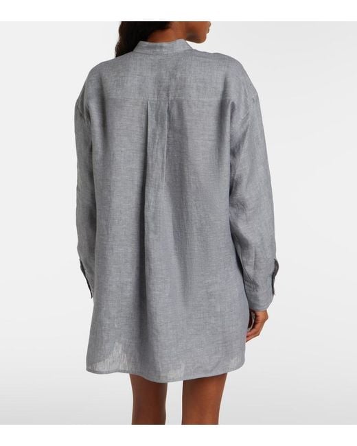 Eres Gray Exact Linen Shirt