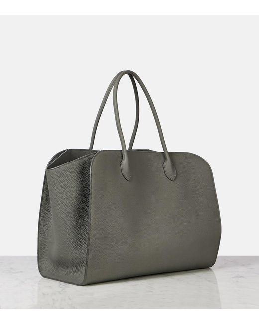 The Row Black Tote Bag Marlo 17 Aus Leder