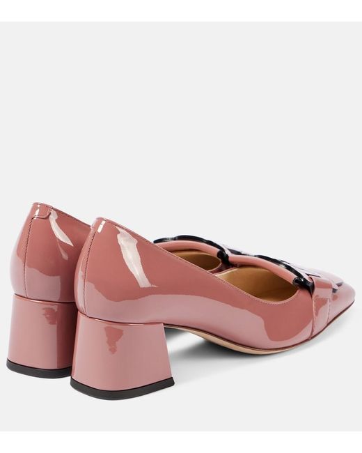Tod's Pink Patent Leather Pumps