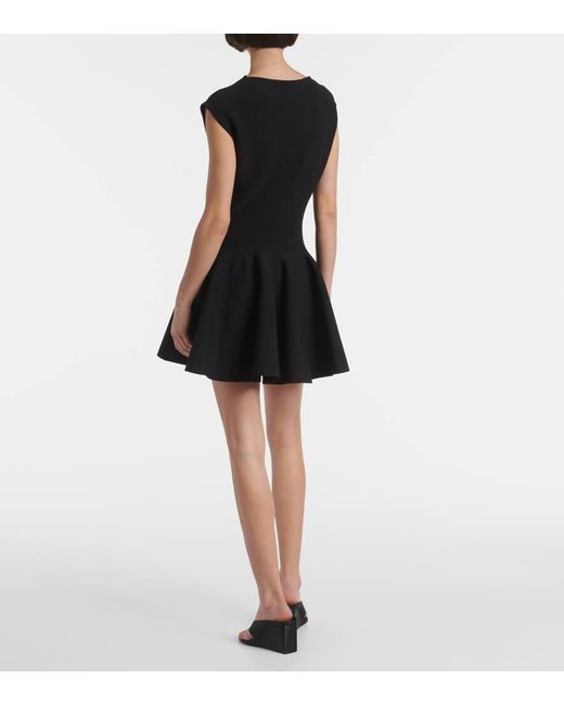 Alaïa Black Skater Minidress