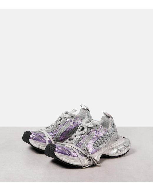 Balenciaga White Worn-Out Effect 3Xl Sneakers Shoes