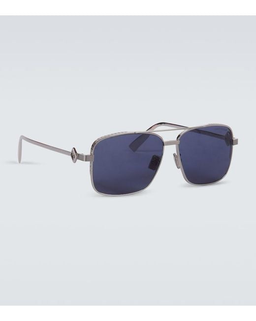 Dior Blue Cd Diamond S9U Square Sunglasses for men