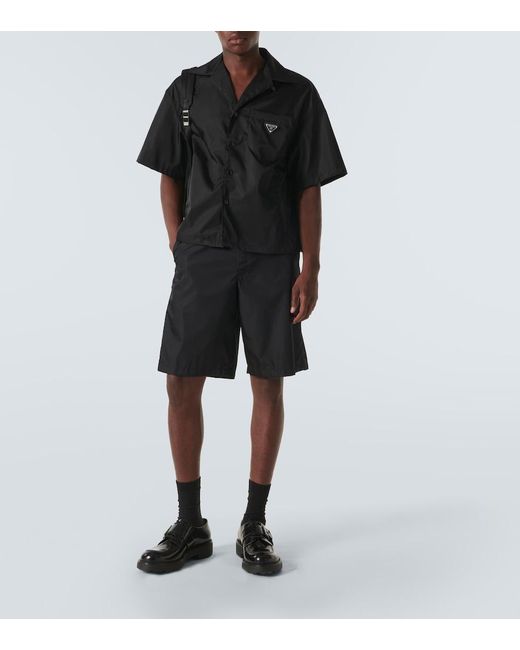 Prada Black Re-Nylon Short-Sleeved Shirt