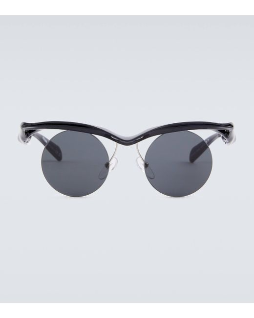 Prada Blue Runway Round Sunglasses for men