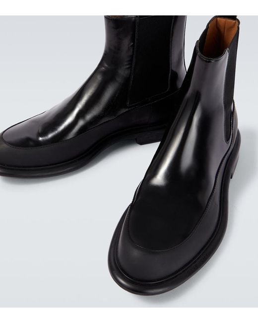 Givenchy Black Gent Leather Chelsea Boots for men