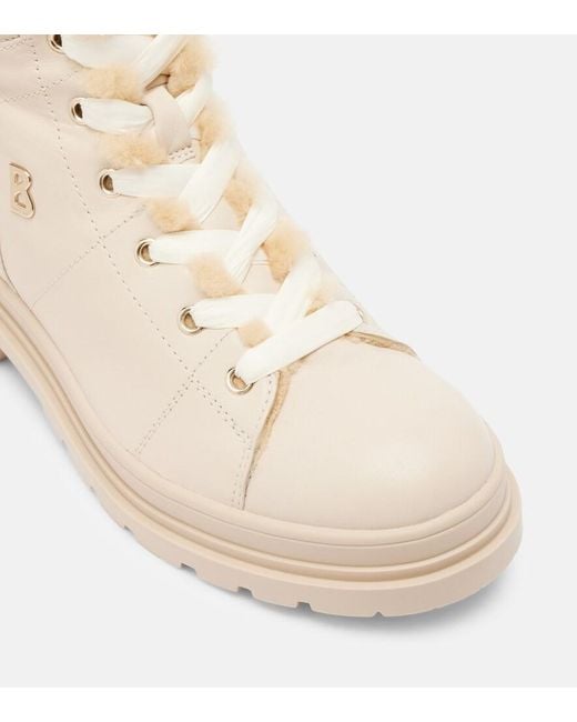 Bogner Natural Mid Boots St.moritz With Spikes