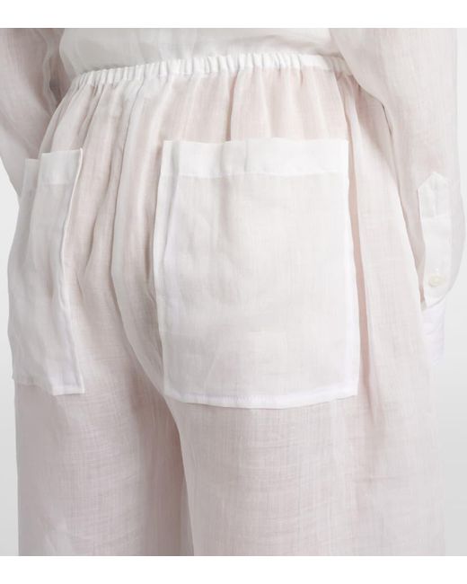 Shorts De Ramio Totême  de color White