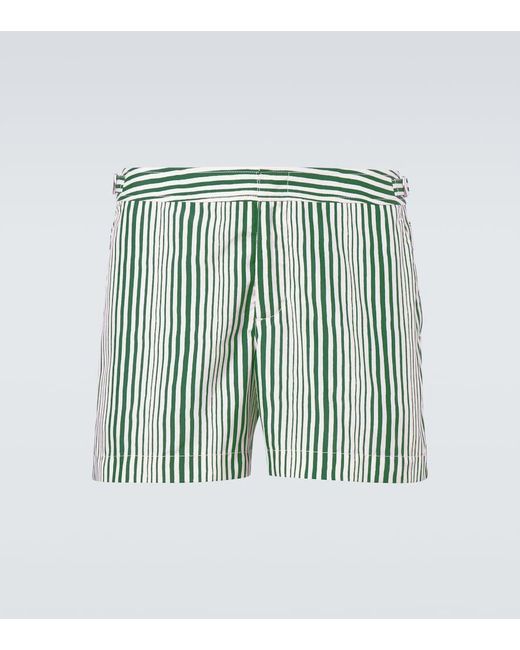 Orlebar Brown Green Setter Swim Trunks for men