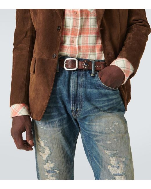 Cintura Rasco di RRL in Brown da Uomo
