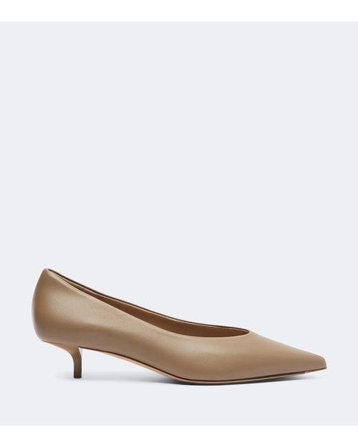 Max Mara Brown Leather Pumps