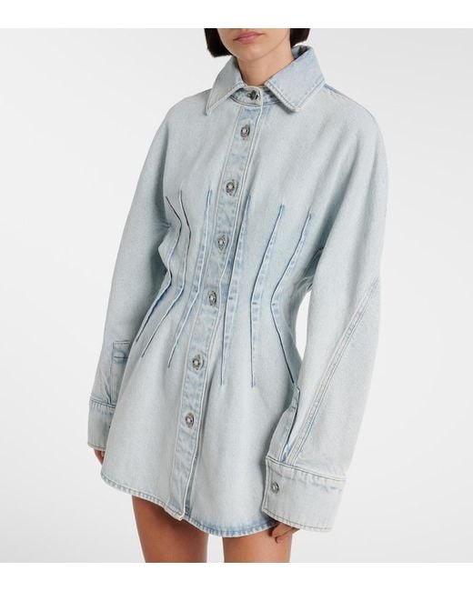 Givenchy Blue Denim Minidress