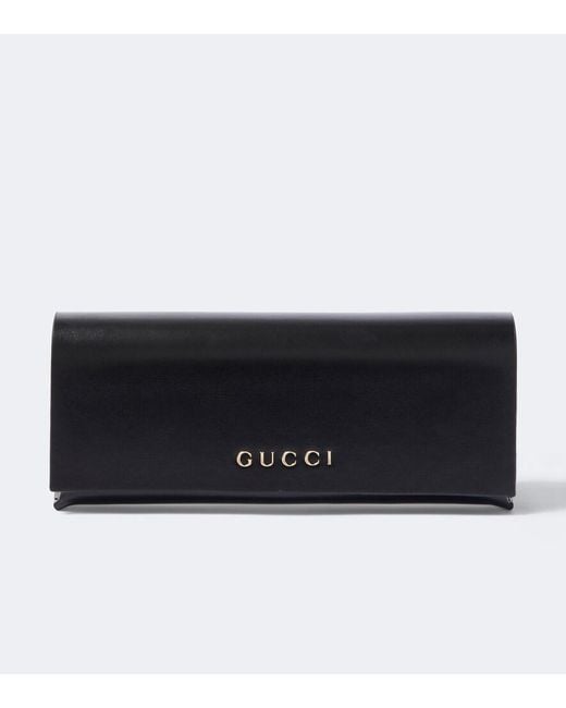 Gucci Blue Rectangular Sunglasses for men