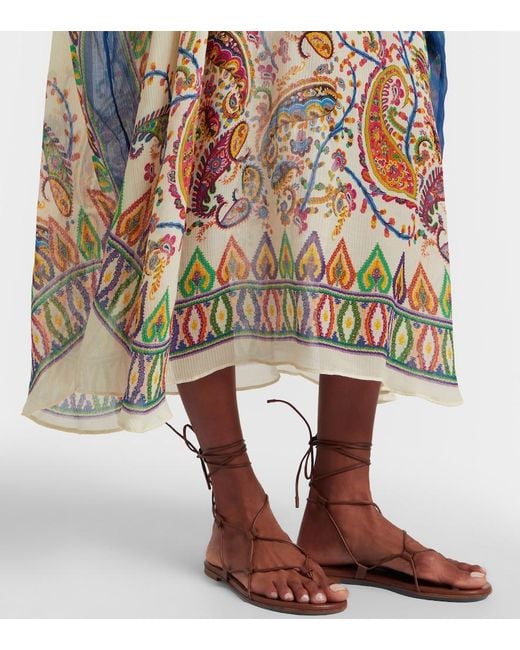 Etro Natural Paisley Kaftan