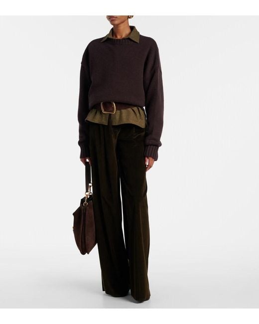 Extreme Cashmere Black N°383 Lovely Cashmere Sweater
