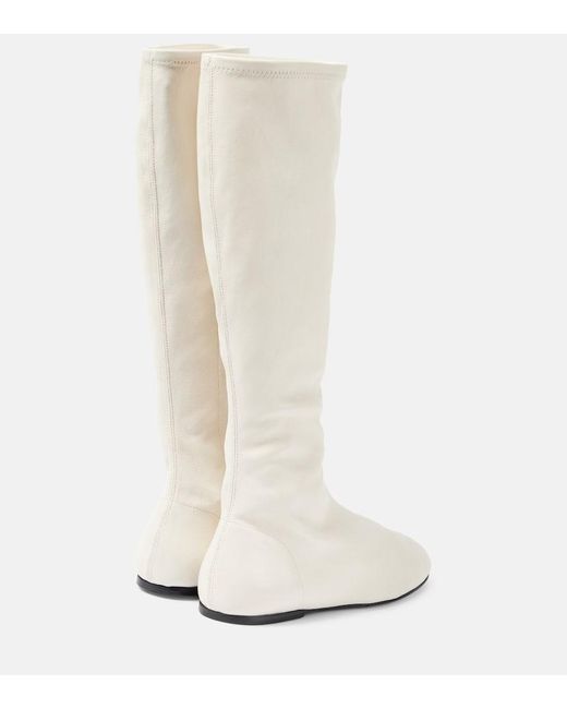 Co. White Stiefel Aus Leder