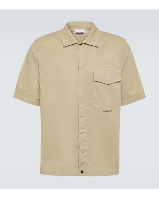 Stone Island Natural 11805 Cotton Shirt for men