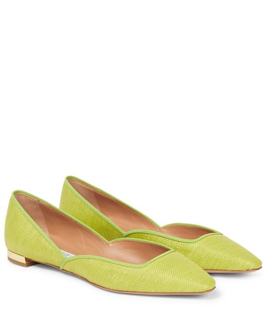aquazzura maia flats