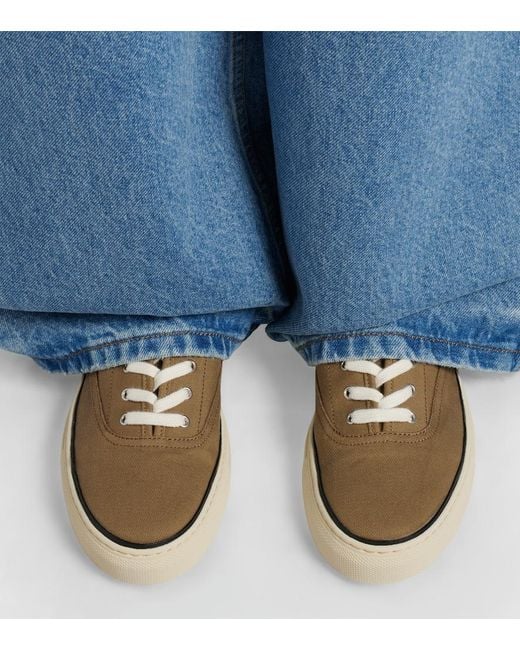 Jacquemus Green Fefe Canvas Sneakers