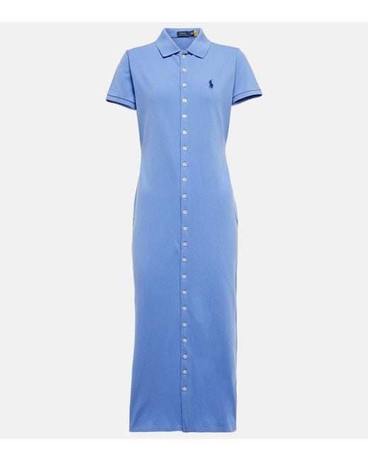 knee length dresses for ladies Quick Responses Blue T-Shirt Midi Dress, Small - The Mint Julep Boutique