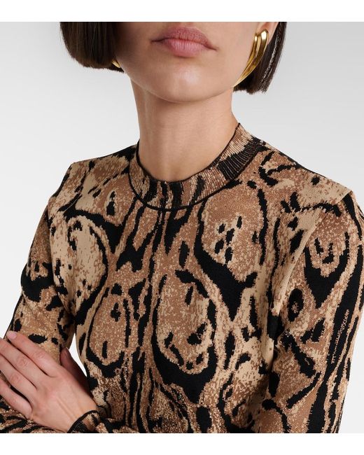 Stella McCartney Metallic Jacquard Sweater