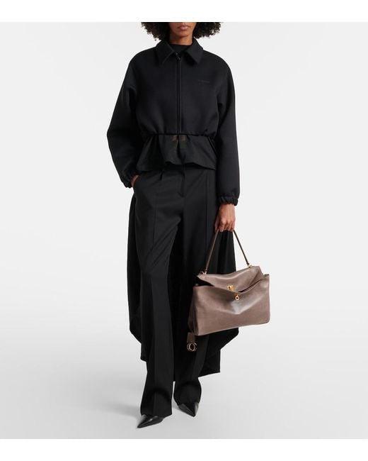 Balenciaga Brown Rodeo Medium Leather Shoulder Bag