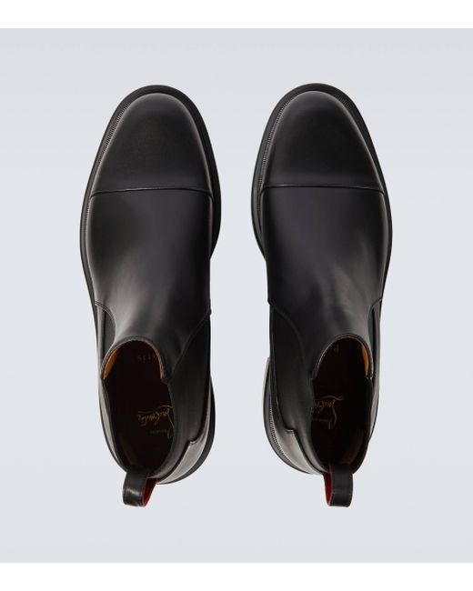 Bottines Chelsea Urbino en cuir Christian Louboutin pour homme en coloris Black