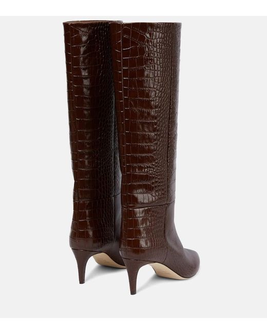 Paris Texas Brown Stiletto Heel Boots