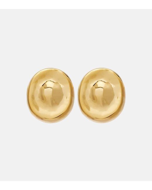 Pendientes Areli Banados En Oro Jennifer Behr de color Metallic