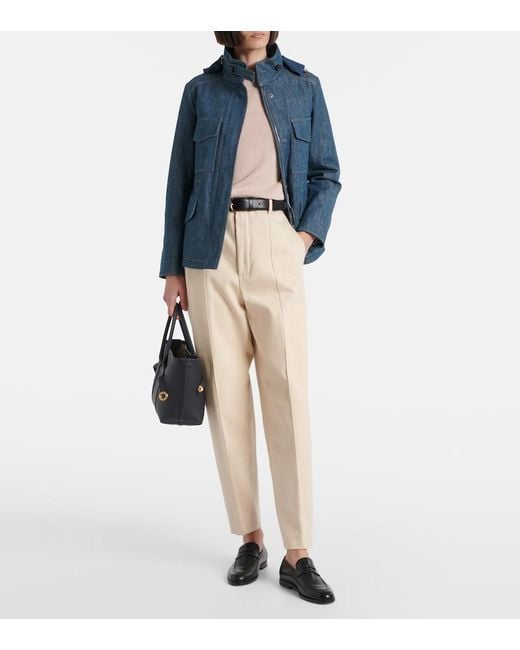 Loro Piana Natural Dan Tapered Jeans