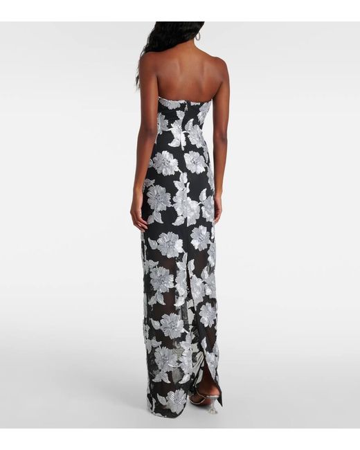 ROTATE BIRGER CHRISTENSEN White Maxikleid Aus Mesh