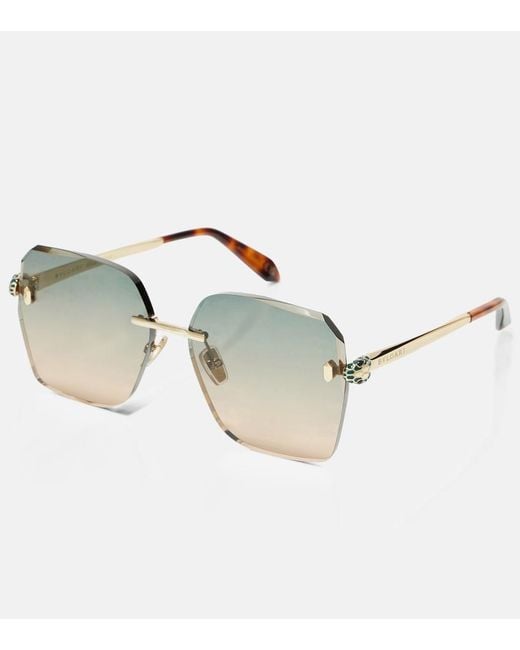 BVLGARI Multicolor Serpenti Forever Square Sunglasses