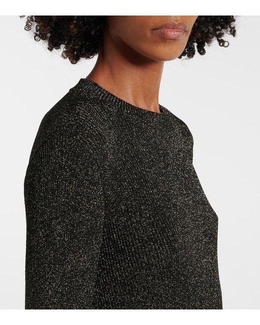Chloé Gray Strickkleid Mit Bogenkante
