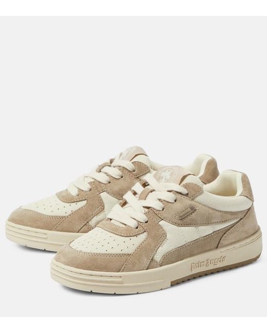 Palm Angels White University Sneakers