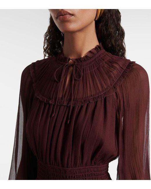 Miniabito Ava di Ulla Johnson in Red