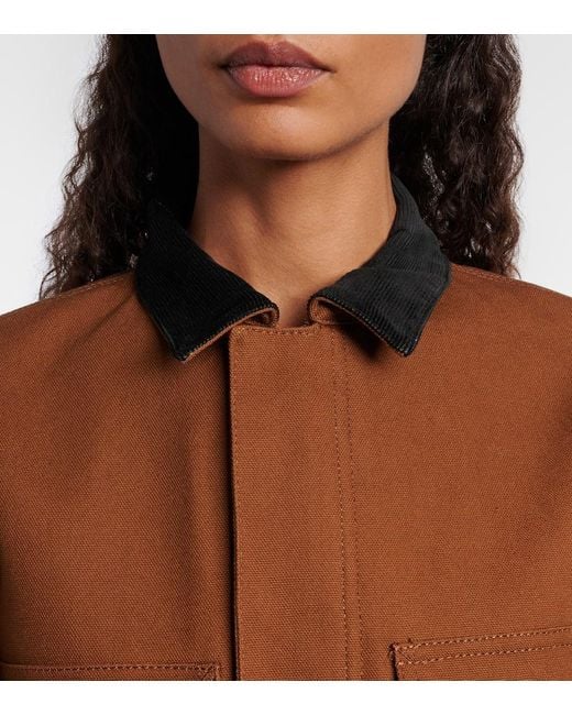 X Carhartt Chaqueta De Lona De Algodon Sacai de color Brown