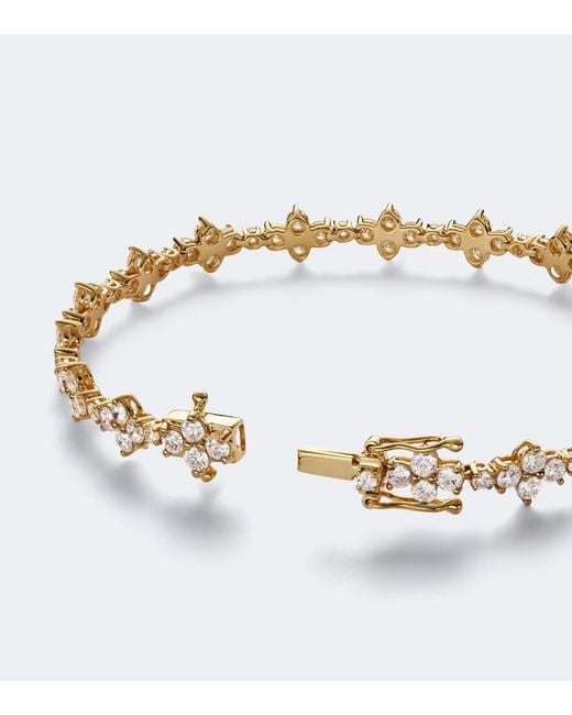 Anita Ko White Vivi 18Kt Tennis Bracelet With Diamonds