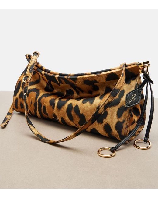 Alaïa Metallic Le Click East West Medium Shoulder Bag