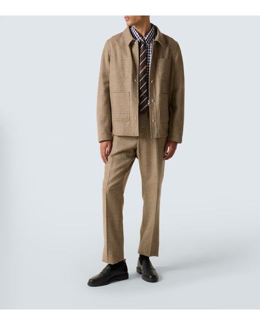 Thom Browne Hemd Stripe Oxford Armband Aus Baumwolle in Blue für Herren