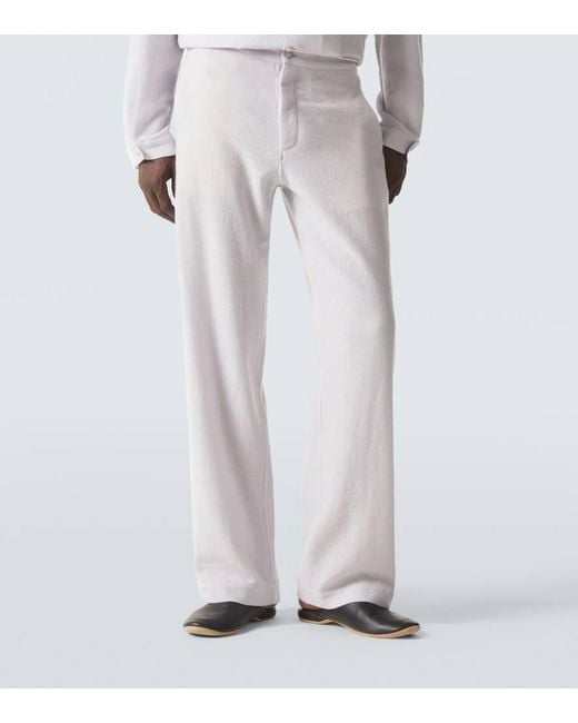 Pantaloni Pigiama Affirmations di God's True Cashmere in White da Uomo