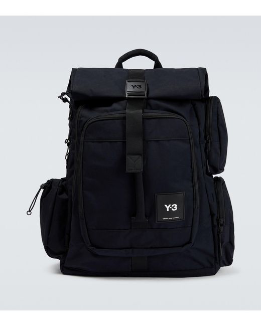 Y-3 Black Utility Backpack for men