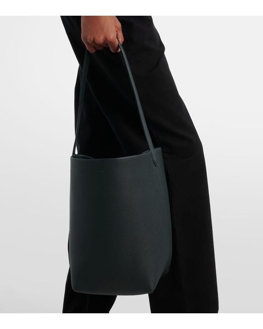 Bolso Park N/S Medium De Piel The Row de color Black