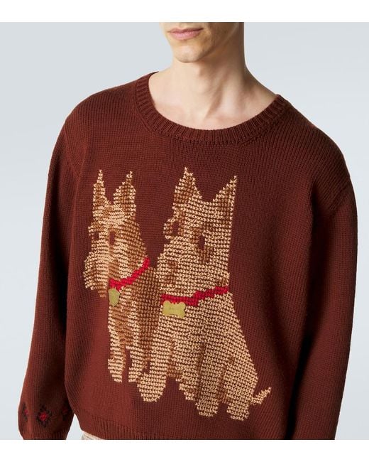 Pullover Scottie di Bode in Brown da Uomo