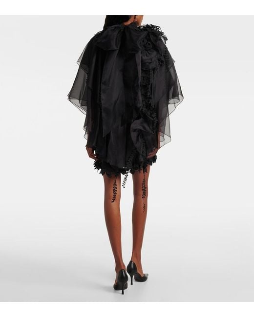 Robe Hypnotic A Fleurs Zimmermann en coloris Black