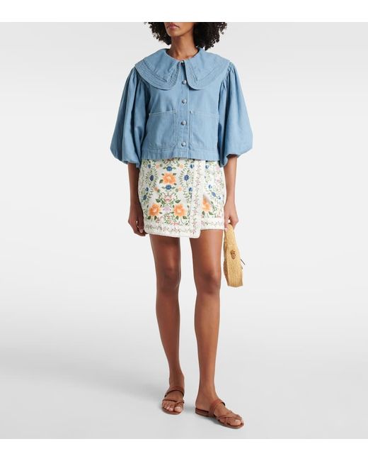 Farm Rio Blue Jeanshemd