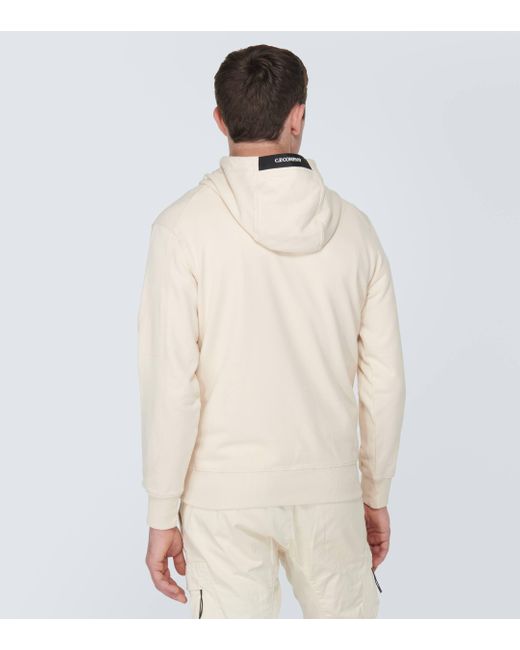 Sweat-shirt a capuche en coton C P Company pour homme en coloris Natural